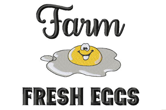 Farm Fresh Eggs Embroidery Design Review