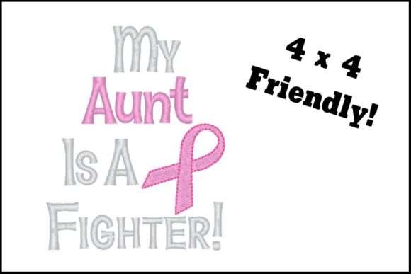 Fighter Aunt: The Perfect Holiday Embroidery Design