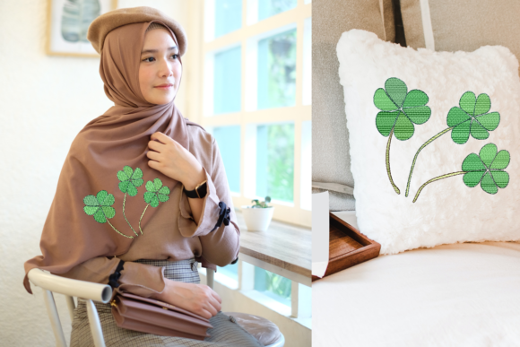 Green Clover Leaf Review for Handmade Gifts