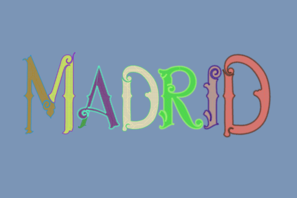 Madrid Victorian Vintage Lettering Review