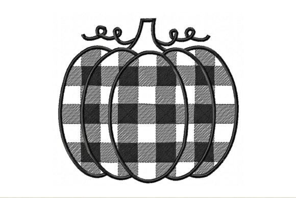 Plaid Pumpkin Embroidery Review