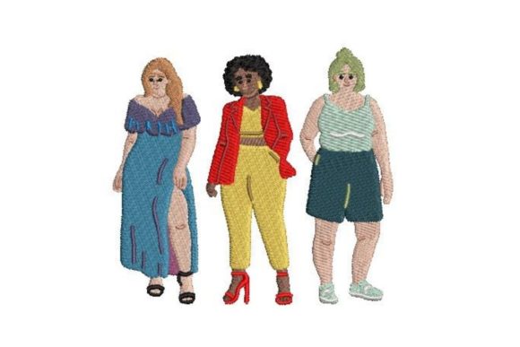 Reviewing Plus Size Women for Holiday Embroidery Projects