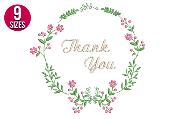 Thank You Floral Wreath Review for Boutique Apparel