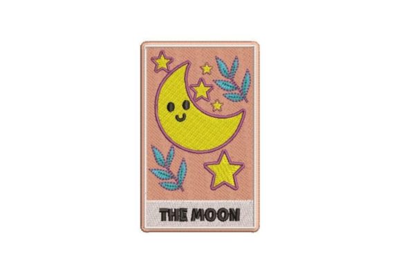 The Moon Kawaii Style Tarot Card Embroidery Review