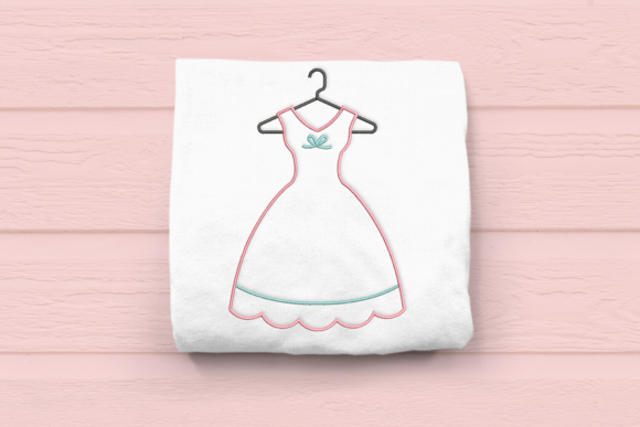 Vintage Dress on Hanger Outline Review
